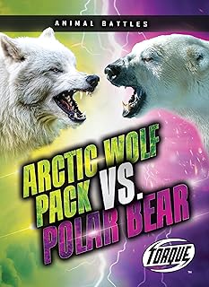 Arctic Wold Pack Vs. Polar Bear